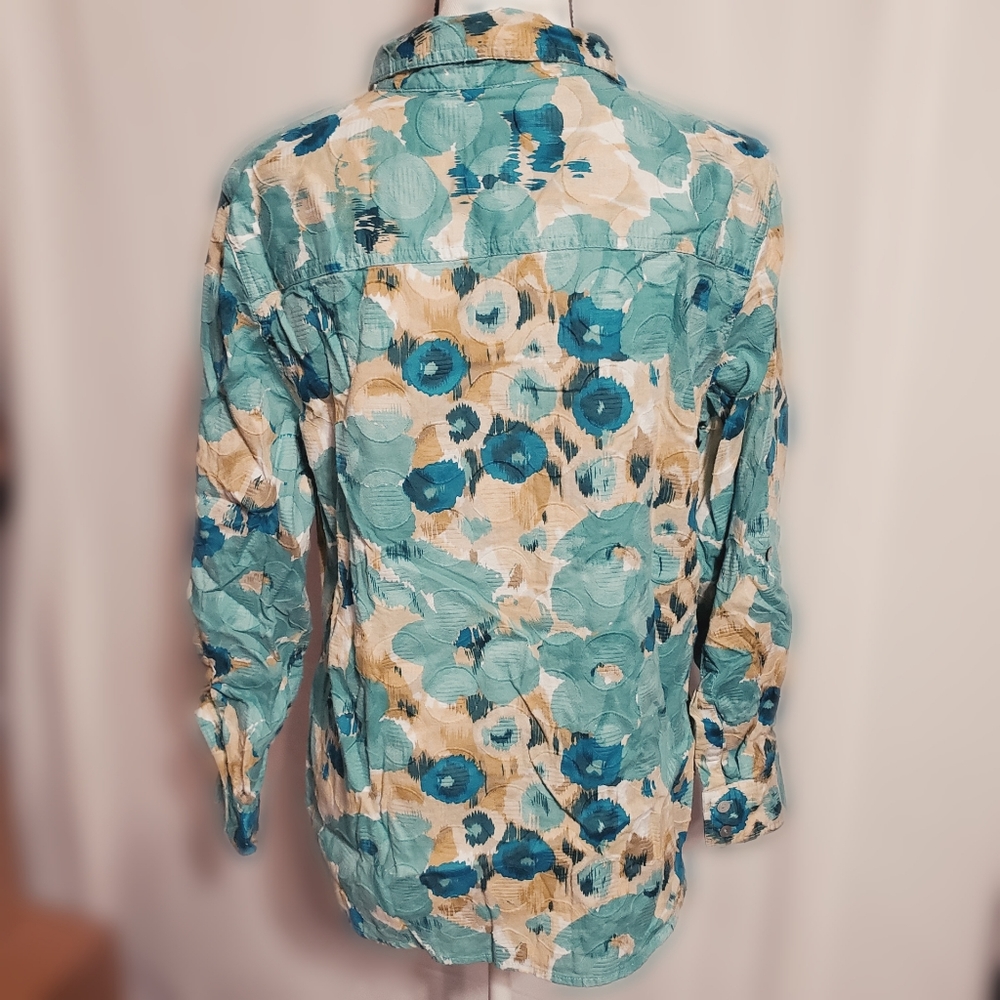 Ruby Rd. Longsleeve Button Up Blouse - image 2